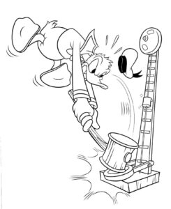 Desenho de Pato Donald Desenho Colorir Imprimir 42
