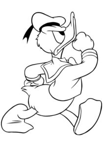 Desenho de Pato Donald Desenho Colorir Imprimir 44
