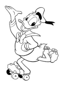 Desenho de Pato Donald Desenho Colorir Imprimir 47