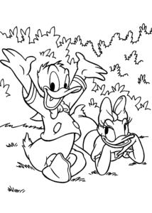 Desenho de Pato Donald Desenho Colorir Imprimir 48