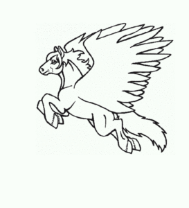 Desenho de Pegasus Desenho Colorir Imprimir 12