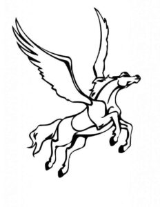 Desenho de Pegasus Desenho Colorir Imprimir 16