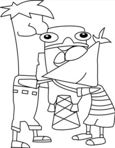 Desenho de Phineas E Ferb Desenho Colorir Imprimir 05