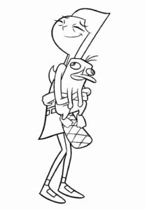 Desenho de Phineas E Ferb Desenho Colorir Imprimir 13