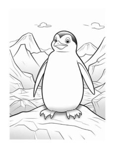 Desenho de Pinguim Desenho Colorir Imprimir 20