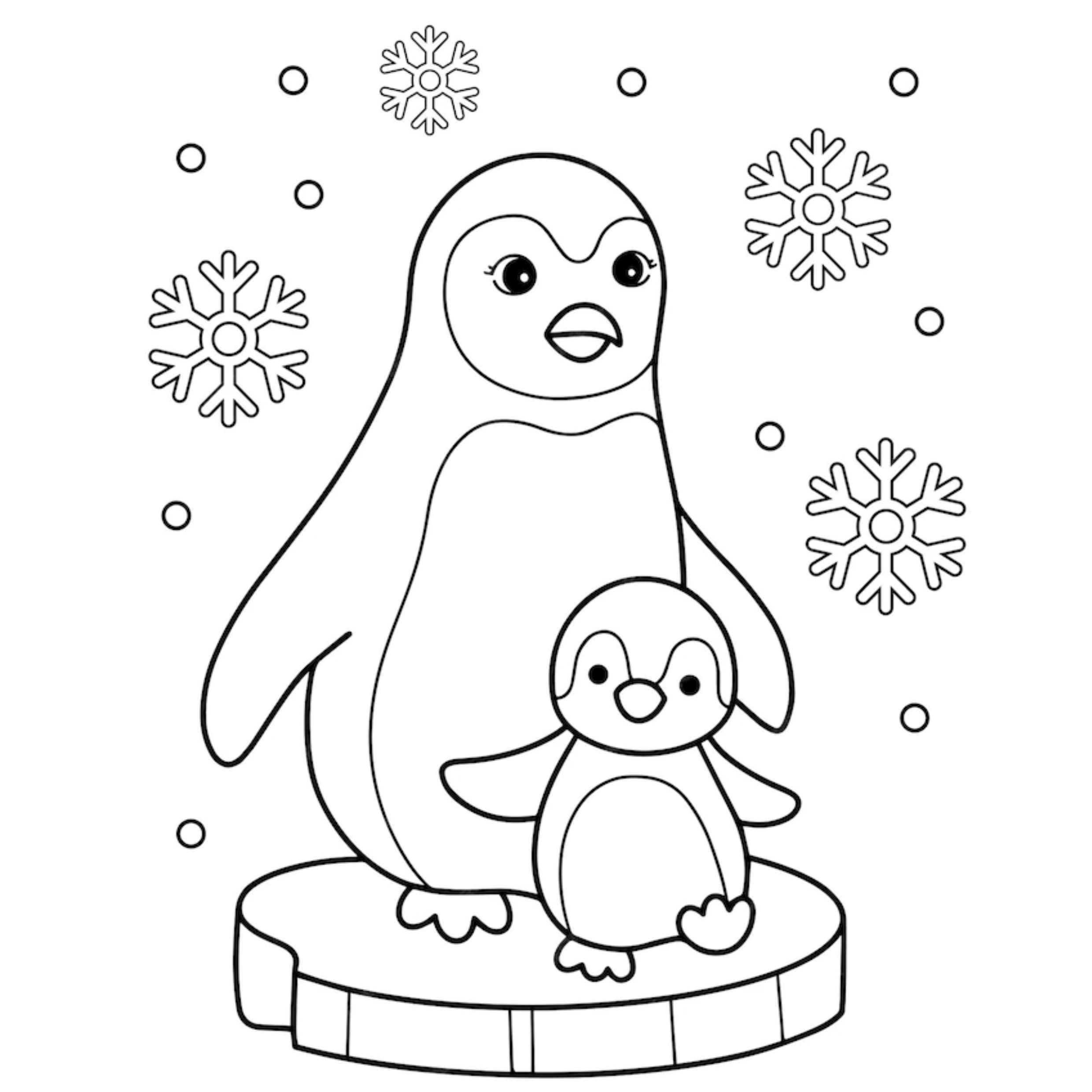 Desenho de Pinguim Desenho Colorir Imprimir 34