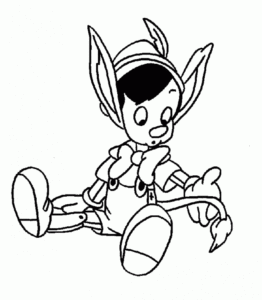 Desenho de Pinoquio Desenho Colorir Imprimir 15