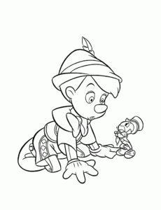 Desenho de Pinoquio Desenho Colorir Imprimir 20
