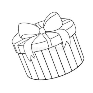 Desenho de Presente Desenho Colorir Imprimir 15
