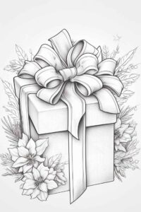 Desenho de Presente Desenho Colorir Imprimir 21