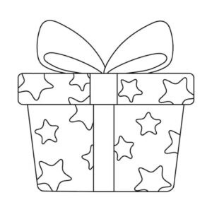 Desenho de Presente Desenho Colorir Imprimir 32