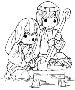 Desenho de Presepio Desenho Colorir Imprimir 14