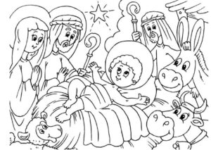 Desenho de Presepio Desenho Colorir Imprimir 15