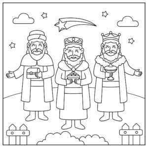 Desenho de Presepio Desenho Colorir Imprimir 22