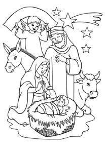 Desenho de Presepio Desenho Colorir Imprimir 32