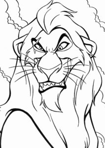 Desenho de Rei Leao Desenho Colorir Imprimir 04