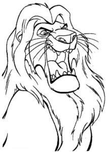 Desenho de Rei Leao Desenho Colorir Imprimir 07