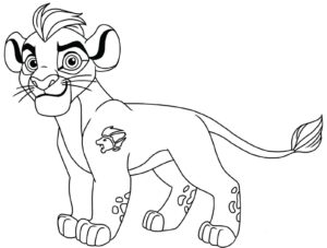 Desenho de Rei Leao Desenho Colorir Imprimir 08