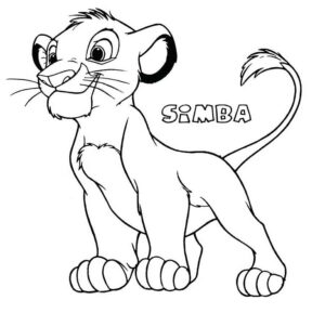 Desenho de Rei Leao Desenho Colorir Imprimir 09