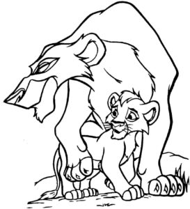 Desenho de Rei Leao Desenho Colorir Imprimir 10