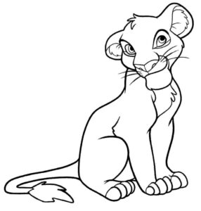 Desenho de Rei Leao Desenho Colorir Imprimir 11