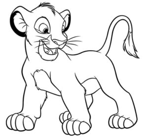Desenho de Rei Leao Desenho Colorir Imprimir 12