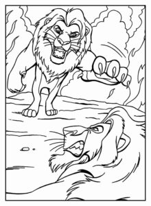 Desenho de Rei Leao Desenho Colorir Imprimir 18