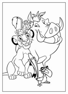 Desenho de Rei Leao Desenho Colorir Imprimir 21