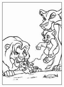 Desenho de Rei Leao Desenho Colorir Imprimir 26