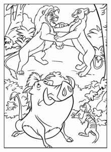 Desenho de Rei Leao Desenho Colorir Imprimir 27