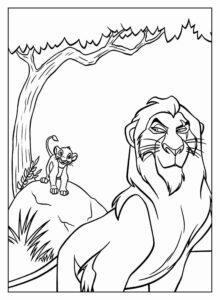 Desenho de Rei Leao Desenho Colorir Imprimir 28