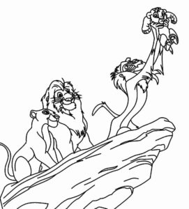 Desenho de Rei Leao Desenho Colorir Imprimir 29