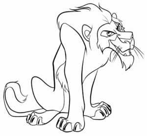 Desenho de Rei Leao Desenho Colorir Imprimir 32
