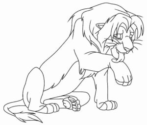 Desenho de Rei Leao Desenho Colorir Imprimir 33