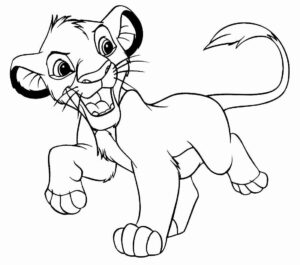 Desenho de Rei Leao Desenho Colorir Imprimir 34