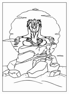 Desenho de Rei Leao Desenho Colorir Imprimir 35