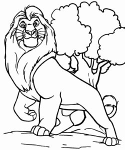 Desenho de Rei Leao Desenho Colorir Imprimir 36