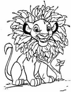 Desenho de Rei Leao Desenho Colorir Imprimir 37