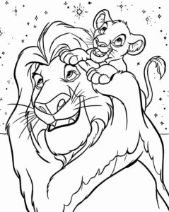 Desenho de Rei Leao Desenho Colorir Imprimir 39