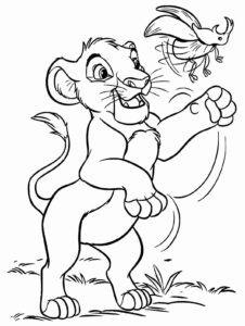 Desenho de Rei Leao Desenho Colorir Imprimir 43
