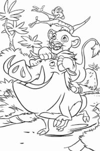 Desenho de Rei Leao Desenho Colorir Imprimir 45