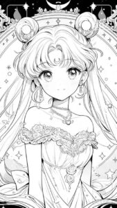 Desenho de Sailor Moon Desenho Colorir Imprimir 02