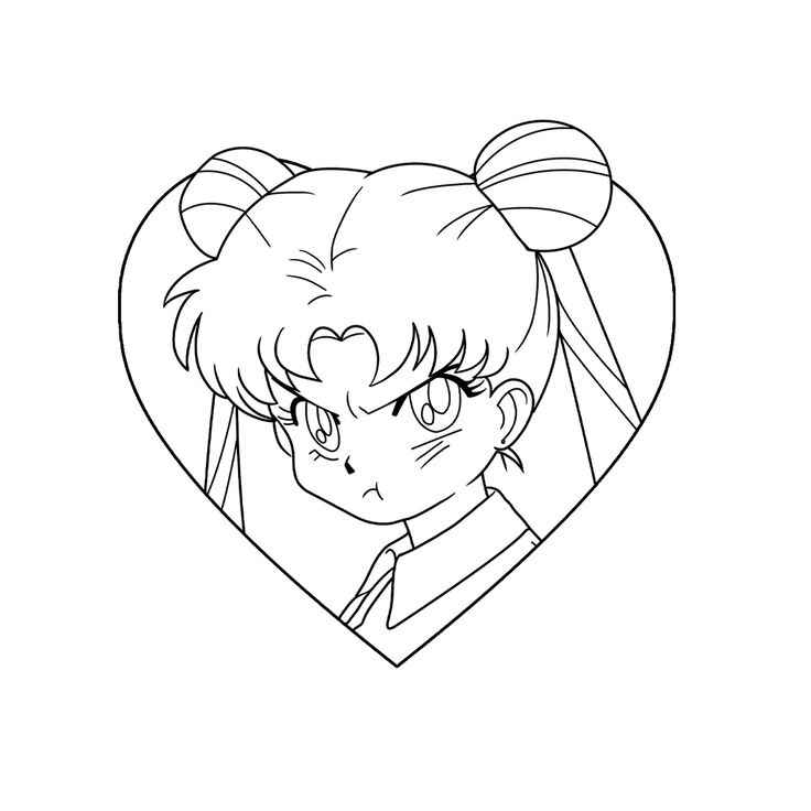 Desenho de Sailor Moon Desenho Colorir Imprimir 03