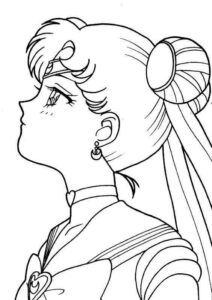 Desenho de Sailor Moon Desenho Colorir Imprimir 04