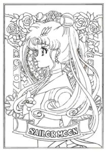Desenho de Sailor Moon Desenho Colorir Imprimir 11