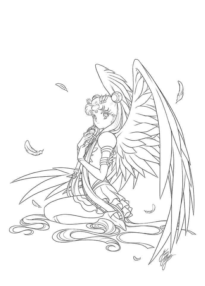 Desenho de Sailor Moon Desenho Colorir Imprimir 13