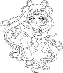 Desenho de Sailor Moon Desenho Colorir Imprimir 16