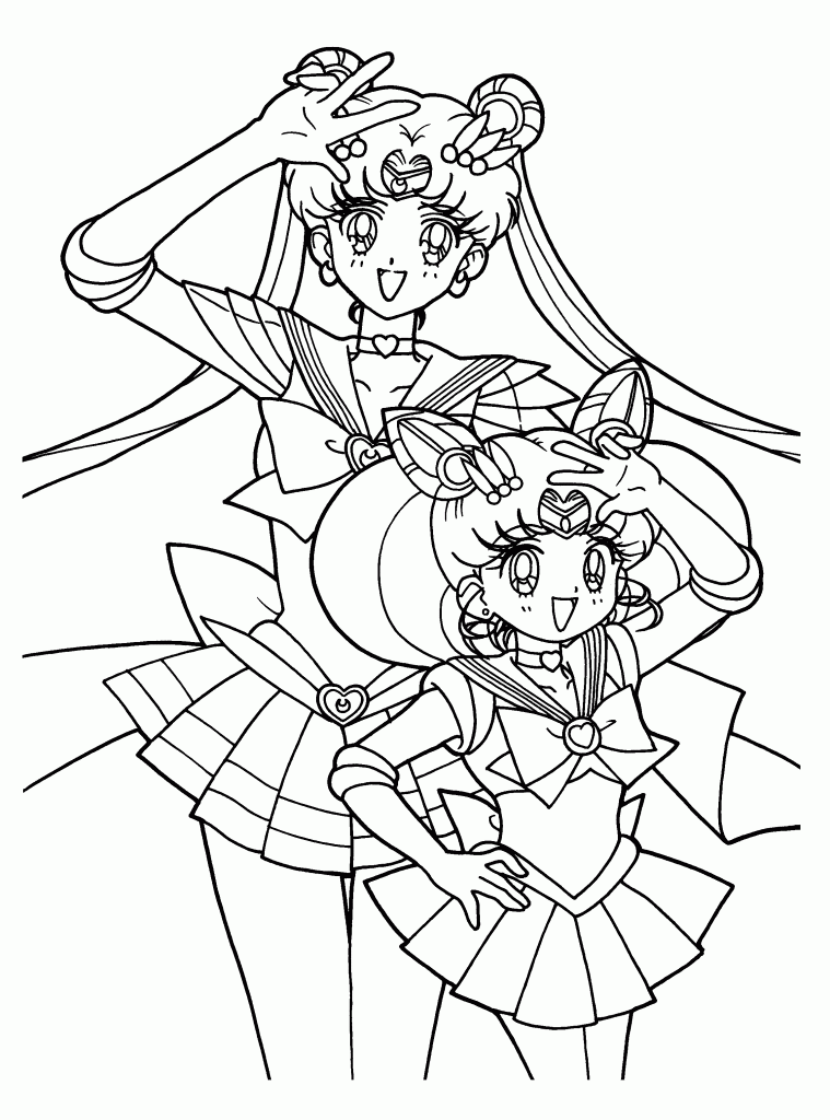 Desenho de Sailor Moon Desenho Colorir Imprimir 17