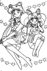 Desenho de Sailor Moon Desenho Colorir Imprimir 20