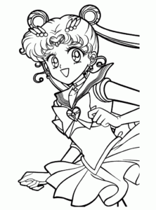 Desenho de Sailor Moon Desenho Colorir Imprimir 24